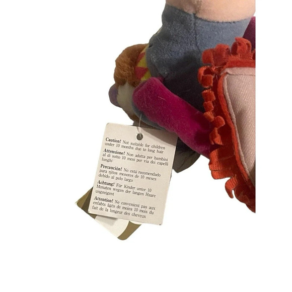 Disney Store - Indian Eeyore - Mini Bean Bag - Vintage - 8" WITH TAG - Picture 10 of 16